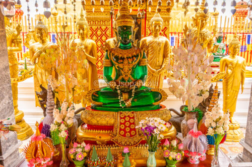 Vihreä buddha, Wat Doi Suthep, Chiang Mai, Thaimaa