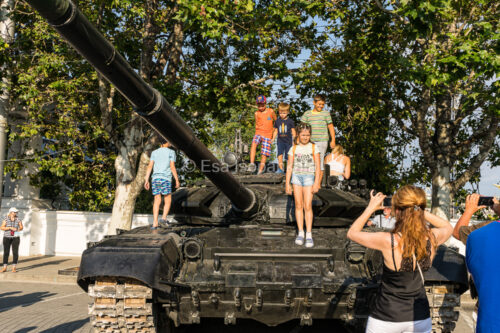 Venäläinen panssarivaunu, Sevastopol, Krim, Ukraina