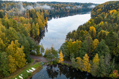 Pitkäjärvi syksyllä, Kangasala