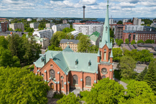 Aleksanterin kirkko, Tampere, ilmakuva