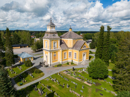 Ylöjärven kirkko ilmakuvassa