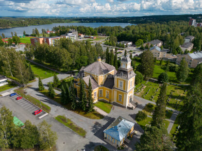 Ylöjärven kirkko, ilmakuva