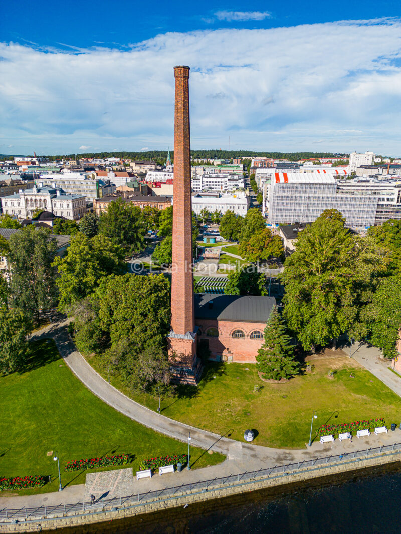 Frenckellin tehtaan savupiippu, Tampere