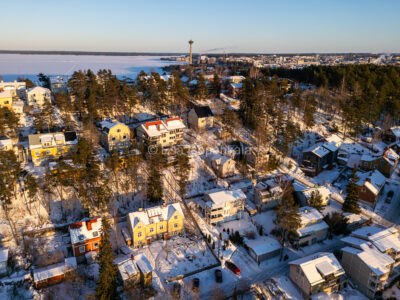 Pispalanharju talvella, Tampere