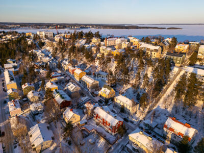 Pispalanharju talvella, Tampere