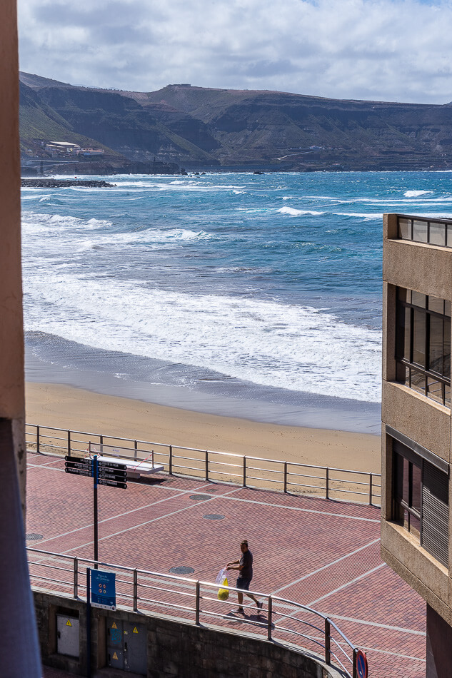 Apartamentos Bañosol, Las Palmas de Gran Canaria, näkymä parvekkeelta