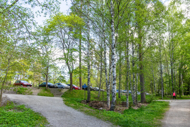 Suolijärven uimarannan parkkipaikka, Suolijärven luontopolku, Tampere