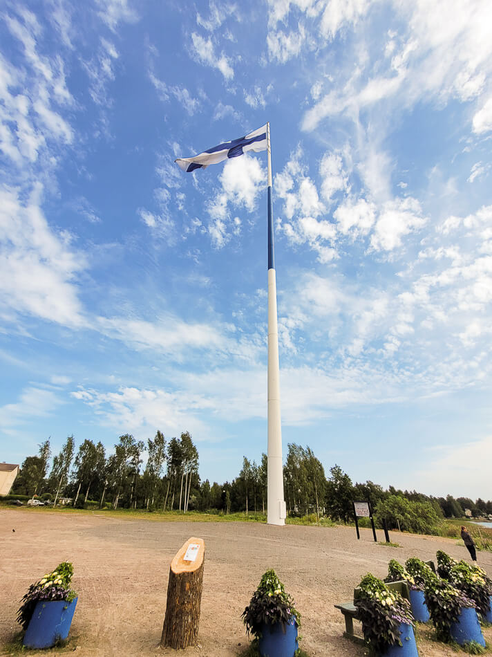 Suomen suurlippu, Hamina