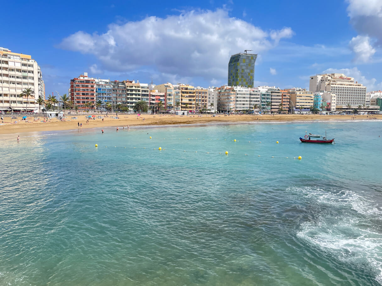 Playa Grande, Playa de Las Canteras, Las Palmas de Gran Canaria.