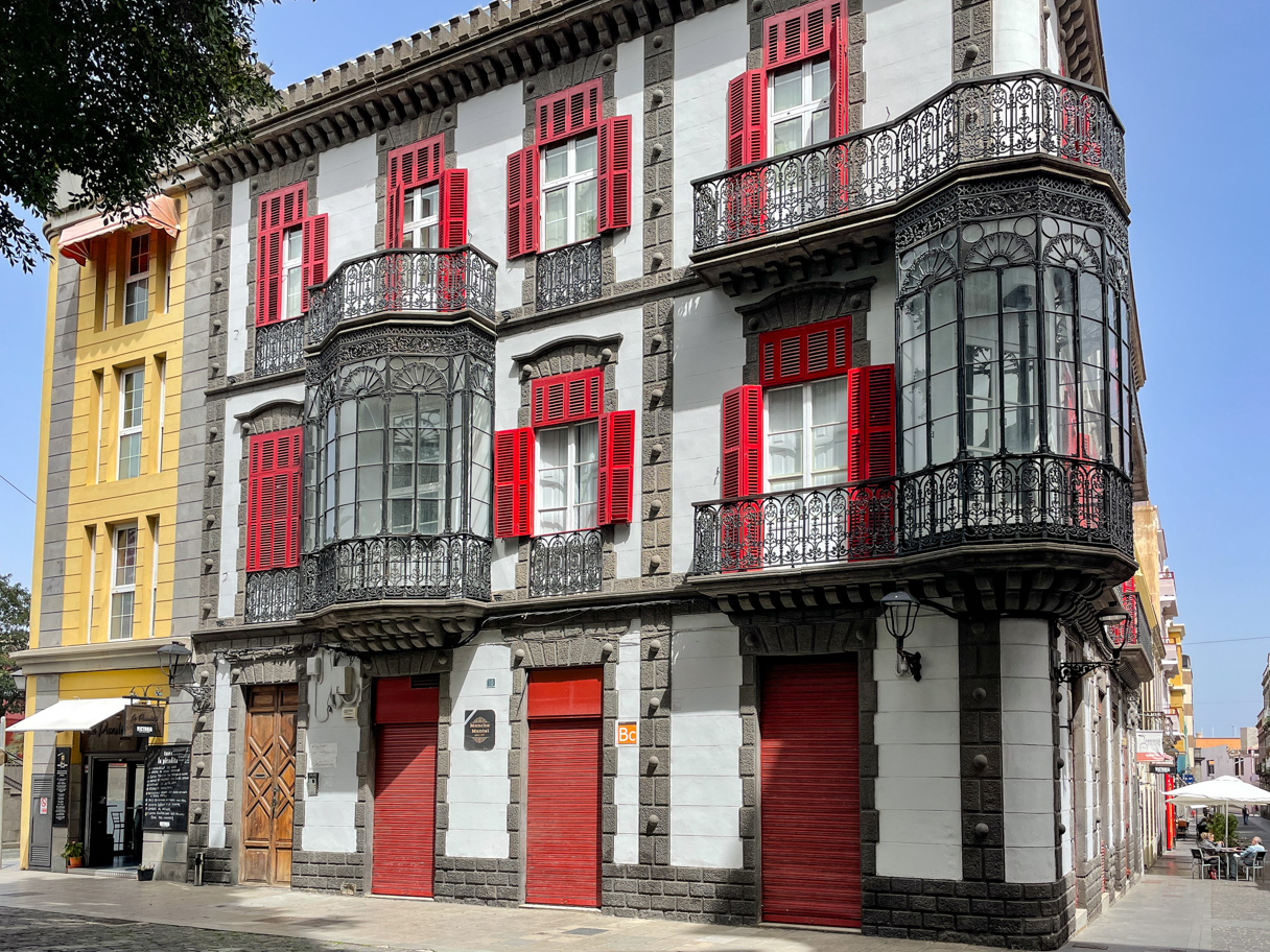 Veguetan eli Las Palmasin vanhankaupungin arkkitehtuuria