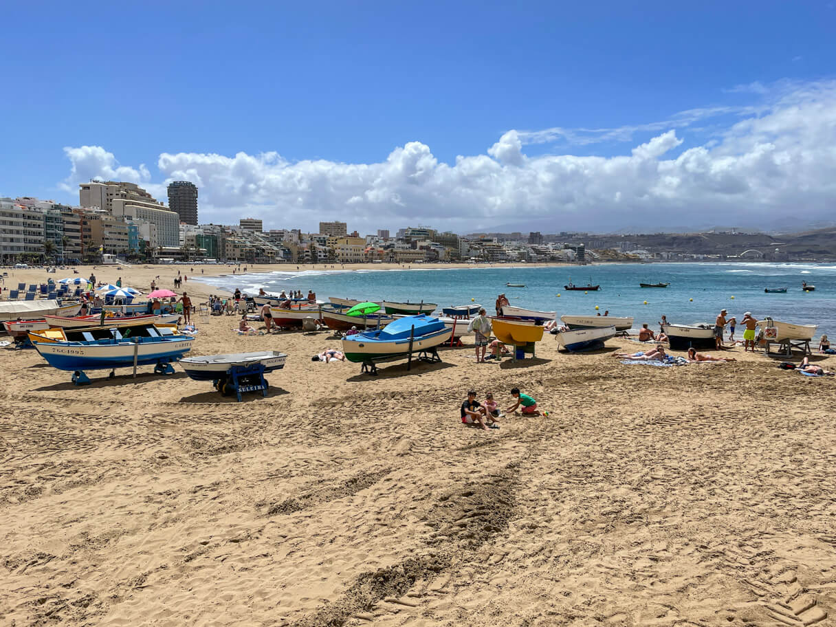 Playa Grande, Playa de Las Canteras, Las Palmas de Gran Canaria.