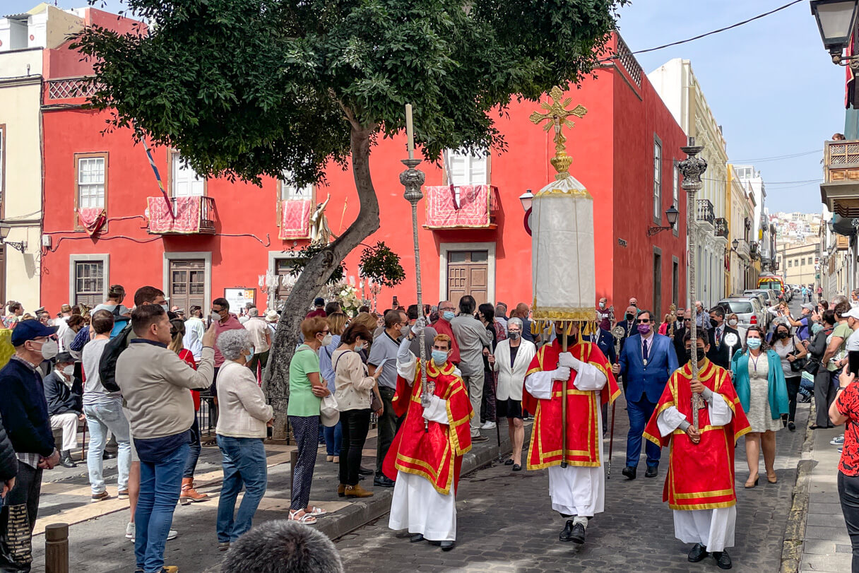 Santo Domingon pääsiäispäivän kulkue, Vegueta, Las Palmas de Gran Canaria