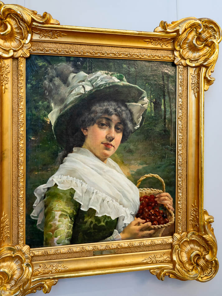 Albert Edefelt: Kirsikkatyttö (1878)