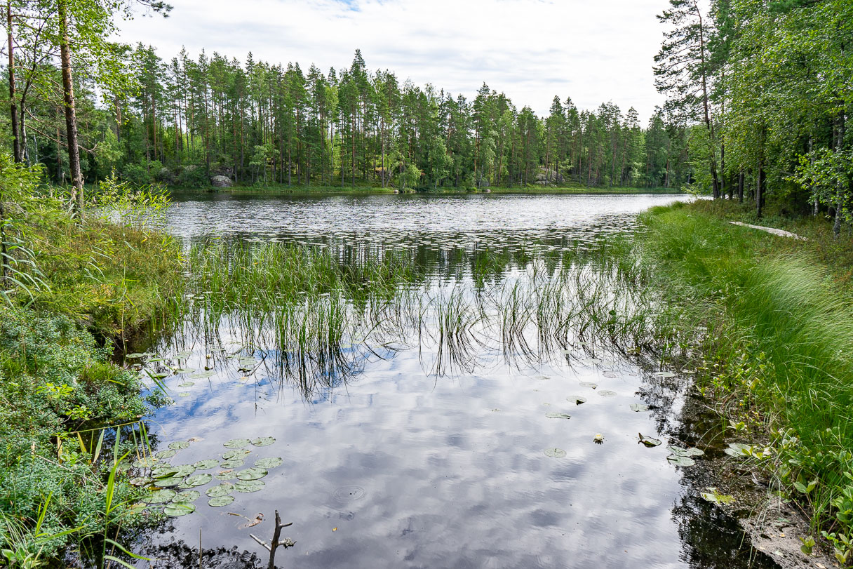 Salmijärvi, Iso-Vuorijärven retkeilyreitti, Orivesi.