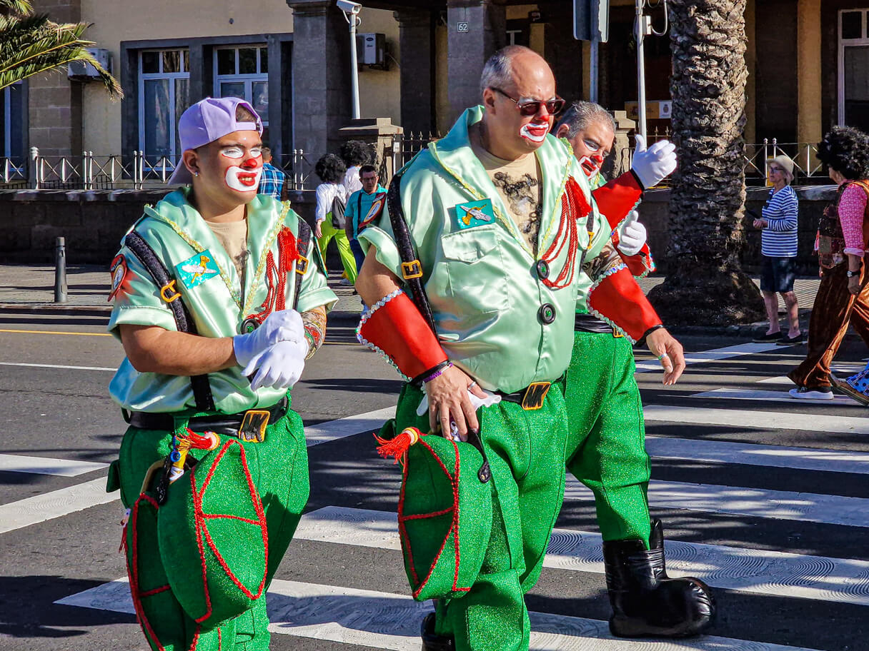 Pellet Las Palmasin karnevaaleilla.