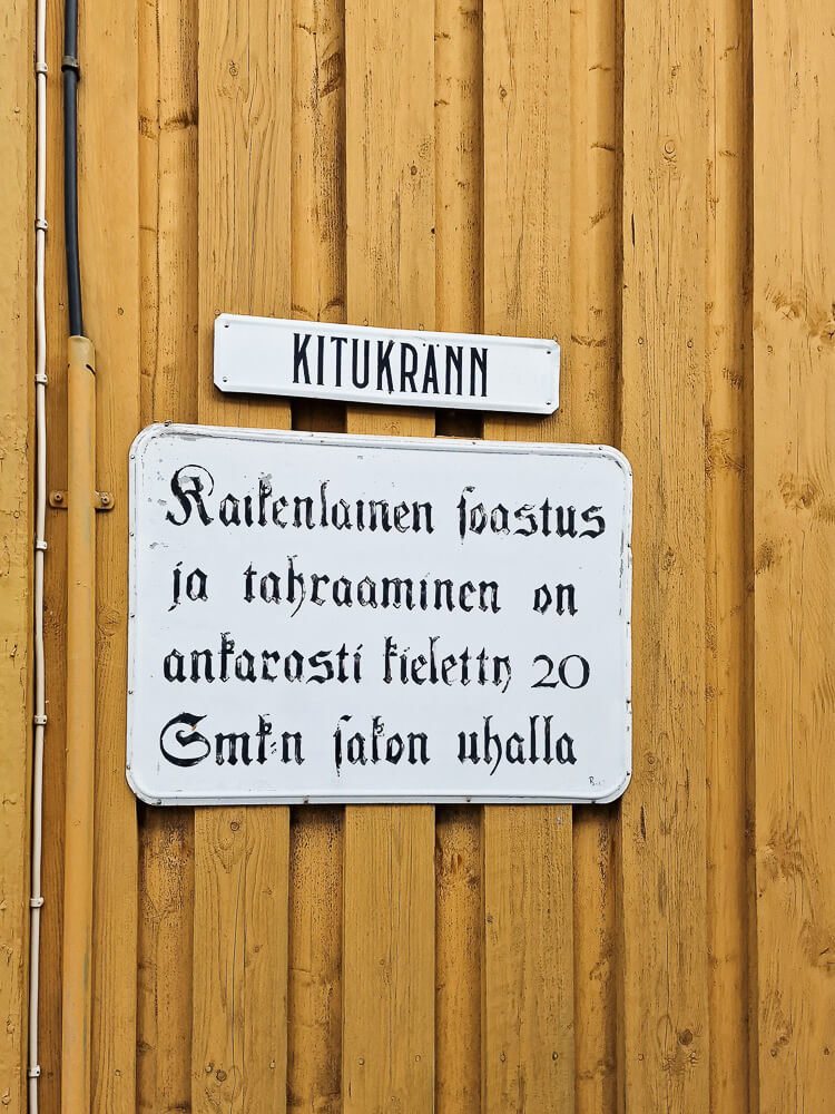 Kitukränn, Vanha Rauma