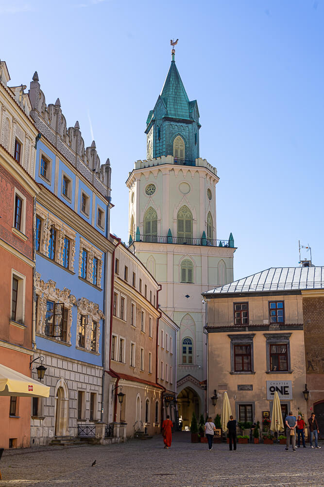 Kolminaisuuden torni, Lublinin vanhakaupunki.