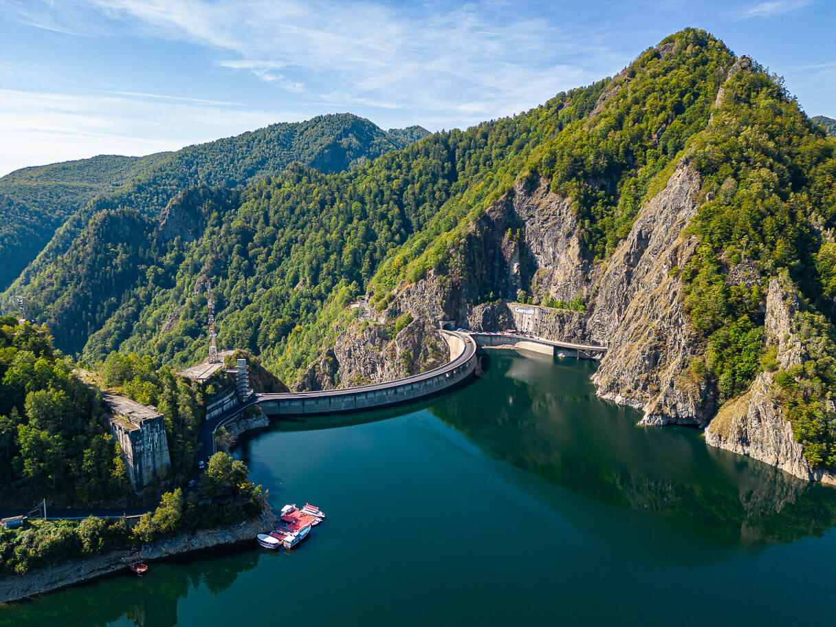 Vidaru-järven pato, Transfagarasan 2023, Romania